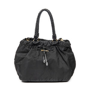 Prada Braided Bow Tote